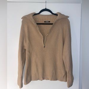 Camel-colored pullover